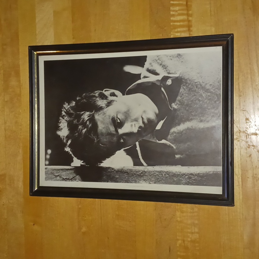 James Dean collectors black and white portrait